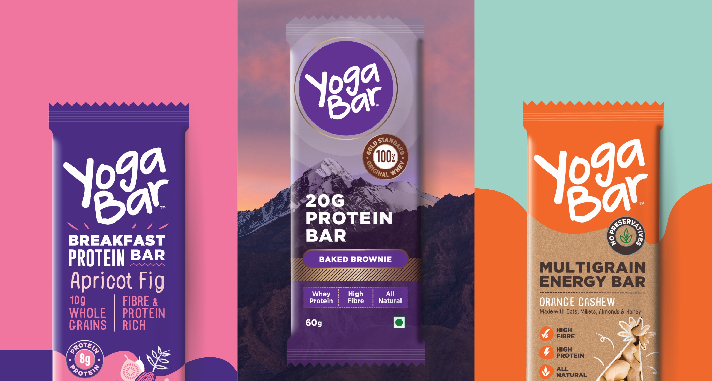 Yogabar, Logo, Packaging Design Studio In Bangalore, India